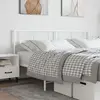 Image de vidaXL Tête de lit de remplacement métal blanc 180 cm