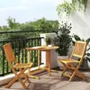 Image de vidaXL Ensemble à manger de jardin pliable 3 pcs bois d'acacia massif