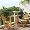 Image de vidaXL Ensemble à manger de jardin pliable 3 pcs bois d'acacia massif