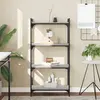 Image de vidaXL Bibliothèque à 4 niveaux sonoma gris 60x30x120 cm