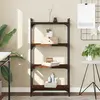 Image de vidaXL Bibliothèque 4 niveaux chêne marron 60x30x120cm bois ingénierie