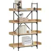 Image de vidaXL Bibliothèque à 4 niveaux chêne sonoma 100x33x145,5 cm