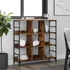 Image de vidaXL Buffet chêne fumé 102x32x103,5 cm bois d'ingénierie