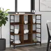 Image de vidaXL Buffet chêne marron 102x32x103,5 cm bois d'ingénierie