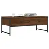 Image de vidaXL Table basse chêne marron 101x49x39,5 cm bois d'ingénierie