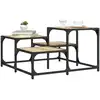 Image de vidaXL Table basse chêne sonoma 68x68x40 cm bois d'ingénierie
