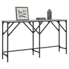 Image de vidaXL Table console sonoma gris 140x29x75 cm bois d'ingénierie