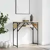 Image de vidaXL Table console avec étagère chêne sonoma 75x30x75 cm