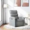Image de vidaXL Fauteuil inclinable Gris clair Tissu