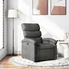 Image de vidaXL Fauteuil inclinable Gris foncé Tissu