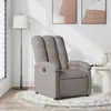 Image de vidaXL Fauteuil inclinable Taupe Tissu