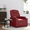 Image de vidaXL Fauteuil de massage inclinable Rouge bordeaux Similicuir