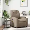 Image de vidaXL Fauteuil de massage inclinable Cappuccino Similicuir