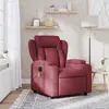 Image de vidaXL Fauteuil de massage inclinable Rouge bordeaux Tissu