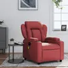 Image de vidaXL Fauteuil de massage inclinable Rouge bordeaux Similicuir