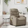 Image de vidaXL Fauteuil de massage inclinable Cappuccino Similicuir