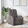 Image de vidaXL Fauteuil inclinable Taupe Tissu