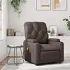 Image de vidaXL Fauteuil de massage inclinable Marron Similicuir