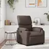 Image de vidaXL Fauteuil inclinable Marron Similicuir