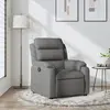 Image de vidaXL Fauteuil inclinable Gris foncé Tissu