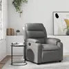 Image de vidaXL Fauteuil inclinable Gris Similicuir