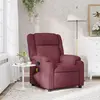 Image de vidaXL Fauteuil de massage inclinable Rouge bordeaux Tissu