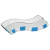 Image de vidaXL Matelas à ressorts ensachés dureté moyenne 120x200 cm