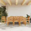 Image de vidaXL Chaises de jardin lot de 8 58x59x88 cm bois massif de teck