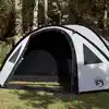 Image de vidaXL Tente de camping à dôme 4 personnes tissu occultant imperméable