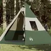 Image de vidaXL Tente de camping tipi 7 personnes vert imperméable