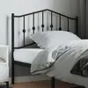 Image de vidaXL Tête de lit de remplacement métal noir 100 cm
