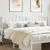 Image de vidaXL Tête de lit de remplacement métal blanc 180 cm