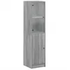 Image de vidaXL Buffet avec Portes en Verre, Armoire Latérale avec Rangement, Meuble de Salon Salle de Séjour Intérieur, Moderne, Sonoma Gris