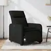 Image de vidaXL Fauteuil inclinable électrique Noir Tissu