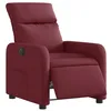 Image de vidaXL Fauteuil inclinable électrique Rouge bordeaux Tissu