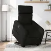 Image de vidaXL Fauteuil inclinable noir tissu