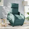 Image de vidaXL Fauteuil inclinable vert foncé tissu