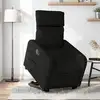 Image de vidaXL Fauteuil inclinable électrique noir tissu