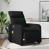 Image de vidaXL Fauteuil de massage inclinable électrique noir similicuir