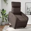Image de vidaXL Fauteuil inclinable électrique marron similicuir