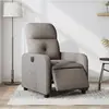 Image de vidaXL Fauteuil inclinable électrique Taupe Tissu