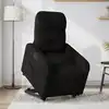 Image de vidaXL Fauteuil inclinable électrique noir tissu