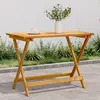Image de vidaXL Table pliable de jardin 90x52,5x65 cm bois d'acacia solide