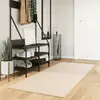 Image de vidaXL Tapis HUARTE à poils courts doux et lavable beige 80x200 cm