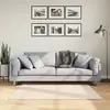 Image de vidaXL Tapis HUARTE à poils courts doux et lavable beige 120x120 cm