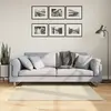 Image de vidaXL Tapis HUARTE à poils courts doux et lavable crème 120x120 cm