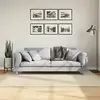 Image de vidaXL Tapis HUARTE à poils courts doux et lavable crème 140x200 cm