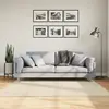 Image de vidaXL Tapis HUARTE à poils courts doux et lavable crème 160x160 cm