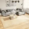 Image de vidaXL Tapis HUARTE à poils courts doux et lavable crème 240x340 cm