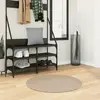 Image de vidaXL Tapis HUARTE à poils courts doux et lavable sable Ø 80 cm